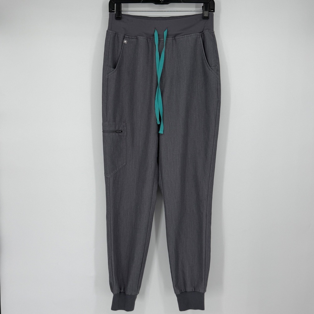 Figs Technical Collection W22SW2012 Grey Scrub Jogger Pants Small